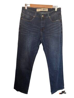 NWOT Barbell Apparel Relaxed Athletic Fit Jeans Mens 30 Dark Wash Denim Stretch